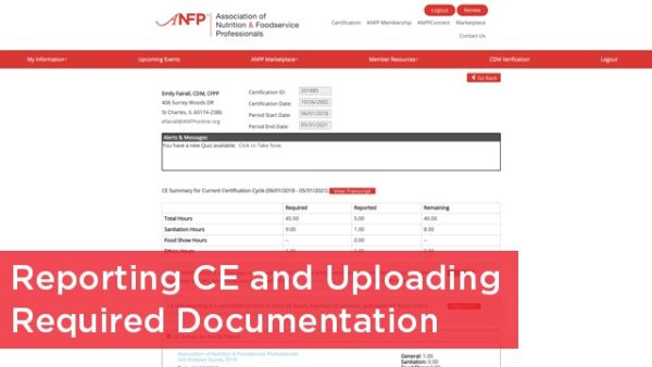 Reporting CE and Uploading Required Documentation Featured Image
