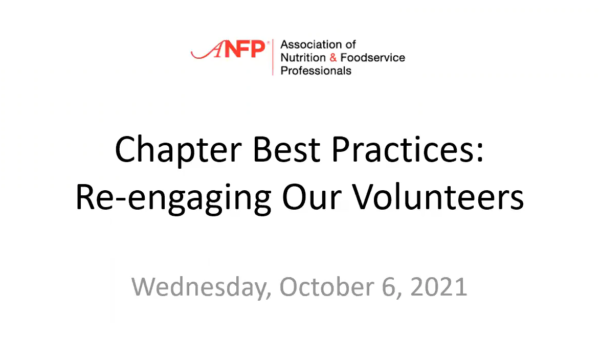 ANFP Chapter Best Practices: Re-engaging Our Volunteers Featured Image
